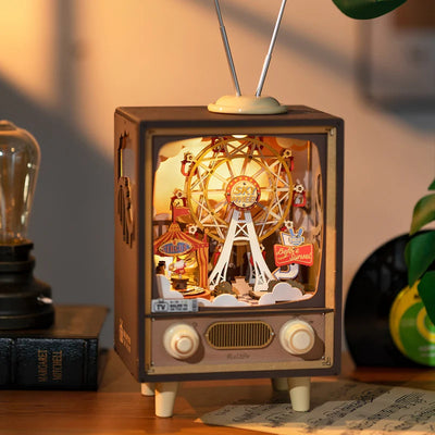 Sunset Carnival Music Box 3D Wooden Puzzle