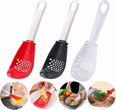 Multifunctional grinding spoon