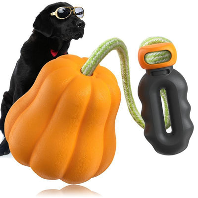 Pumpkin - Shaped Dog Tug - of - War Toy （Free Shipping)